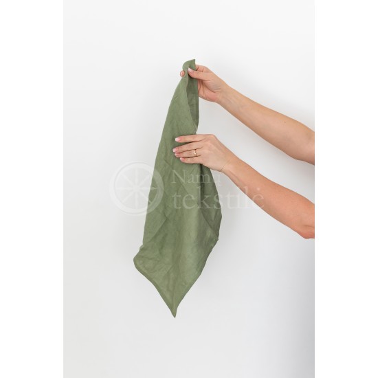 Soft linen kitchen towel 35x50 GREEN